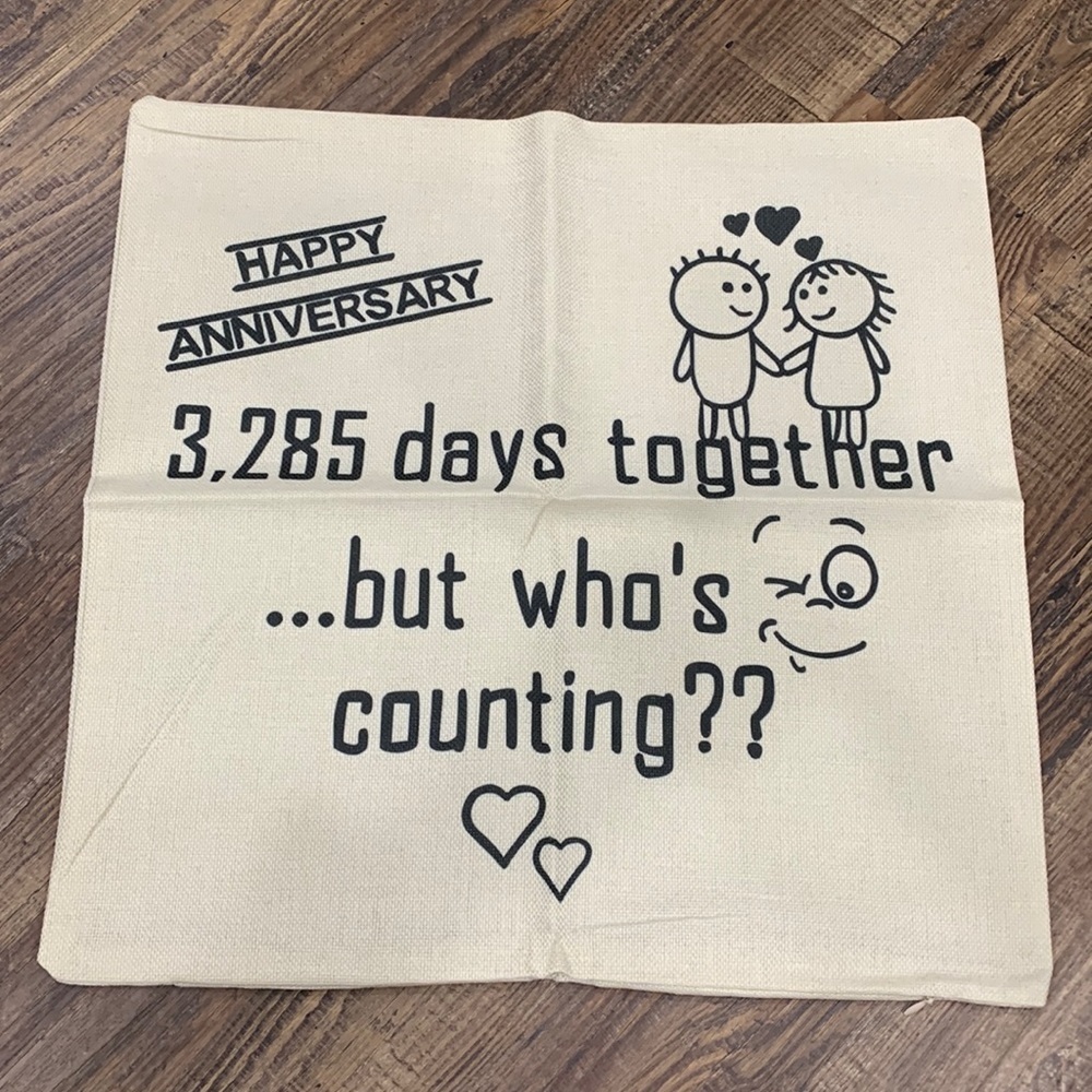 Happy Anniversary 3285 cushion cover